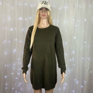 Olive Green Oversized Sweater Forever 21
